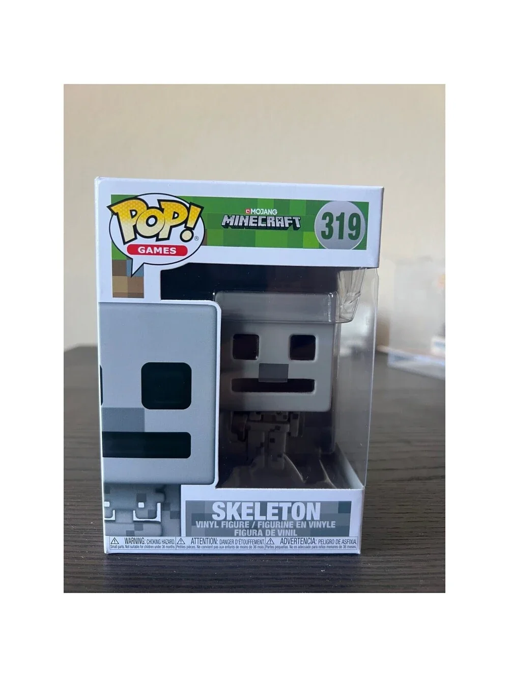 VAULTED Minecraft Skeleton Funko Pop #319 Games Video Gaming Mojang Studio Vinyl